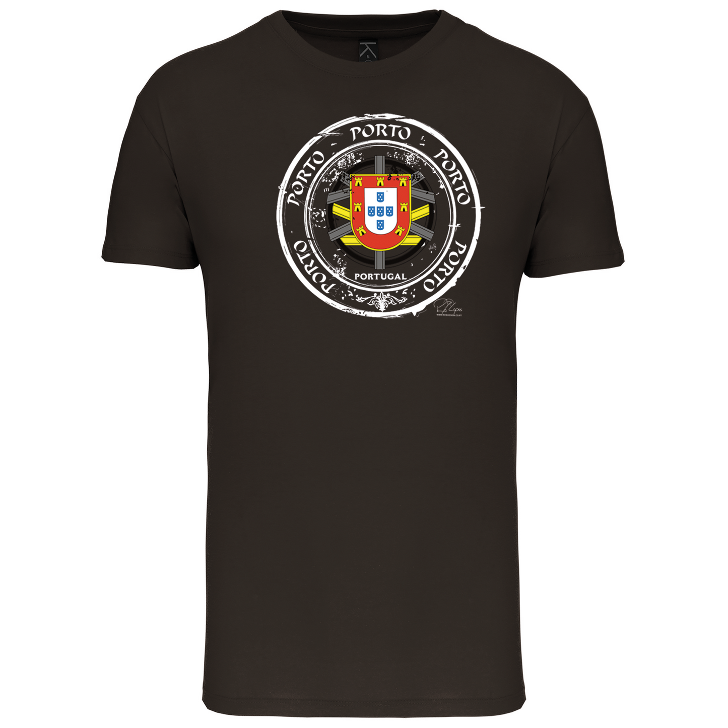 T-Shirt Algodão Biológico Selo Escudo Porto
