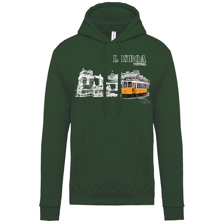 Sweatshirt Kariban com Capuz Monumentos Lx
