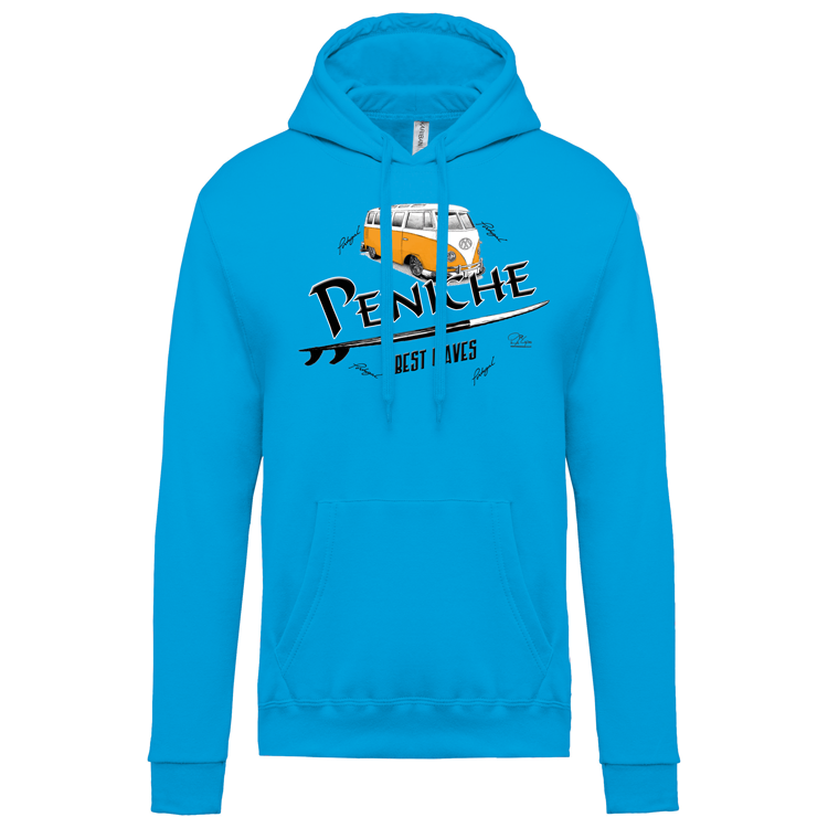 Sweatshirt Kariban com Capuz Pão de Forma Peniche