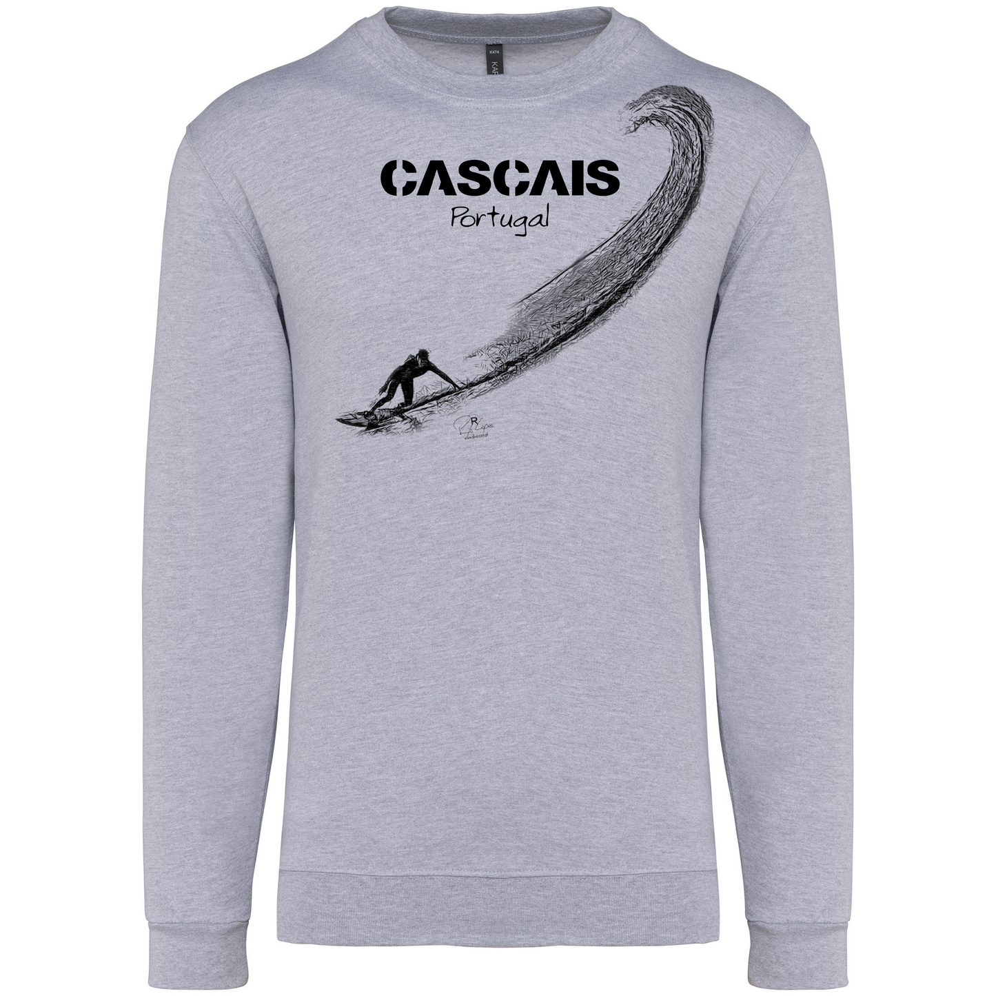 Sweatshirt Kariban sem Capuz Surf Cascais