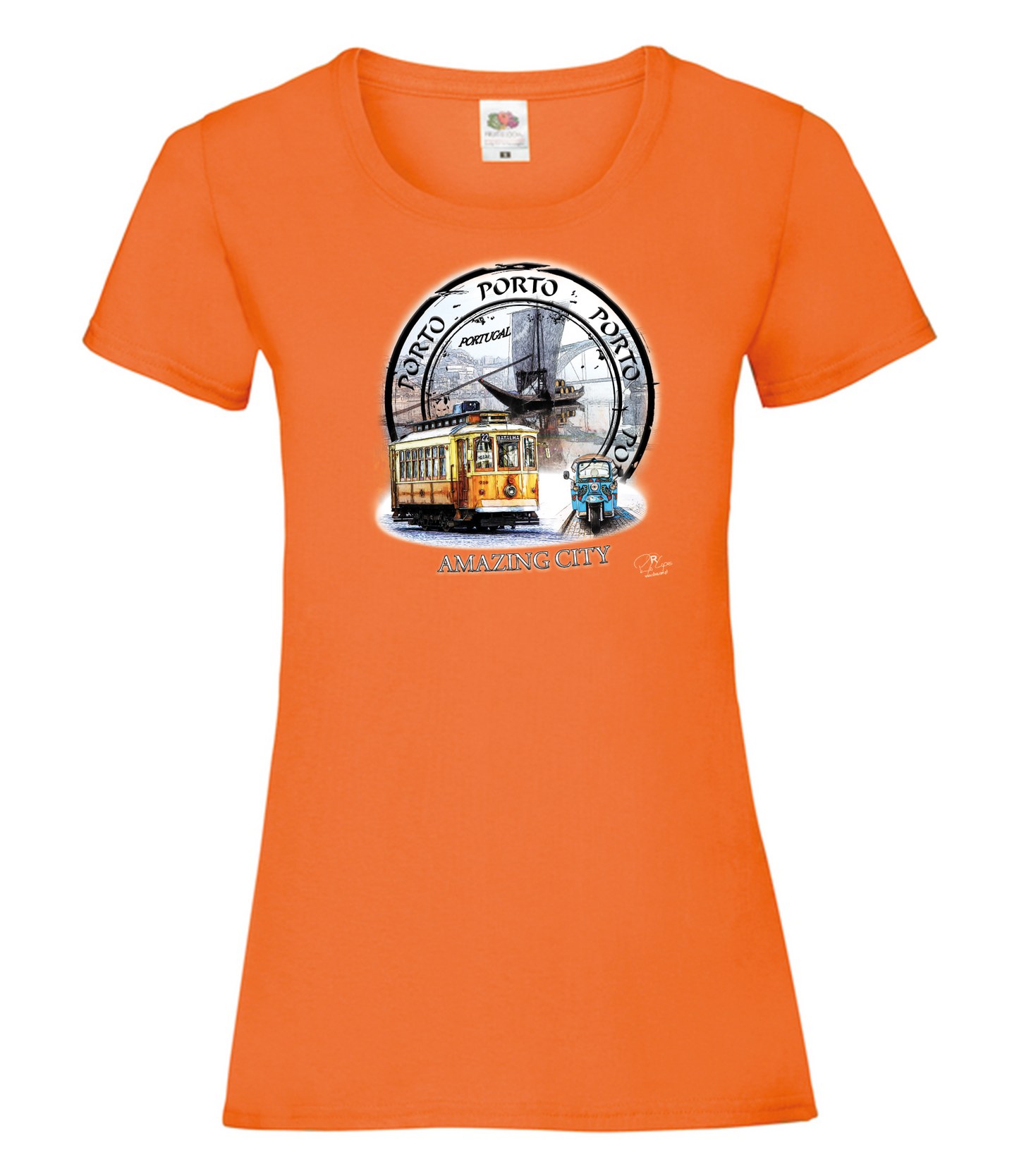 T-shirt Senhora Amazing City Porto