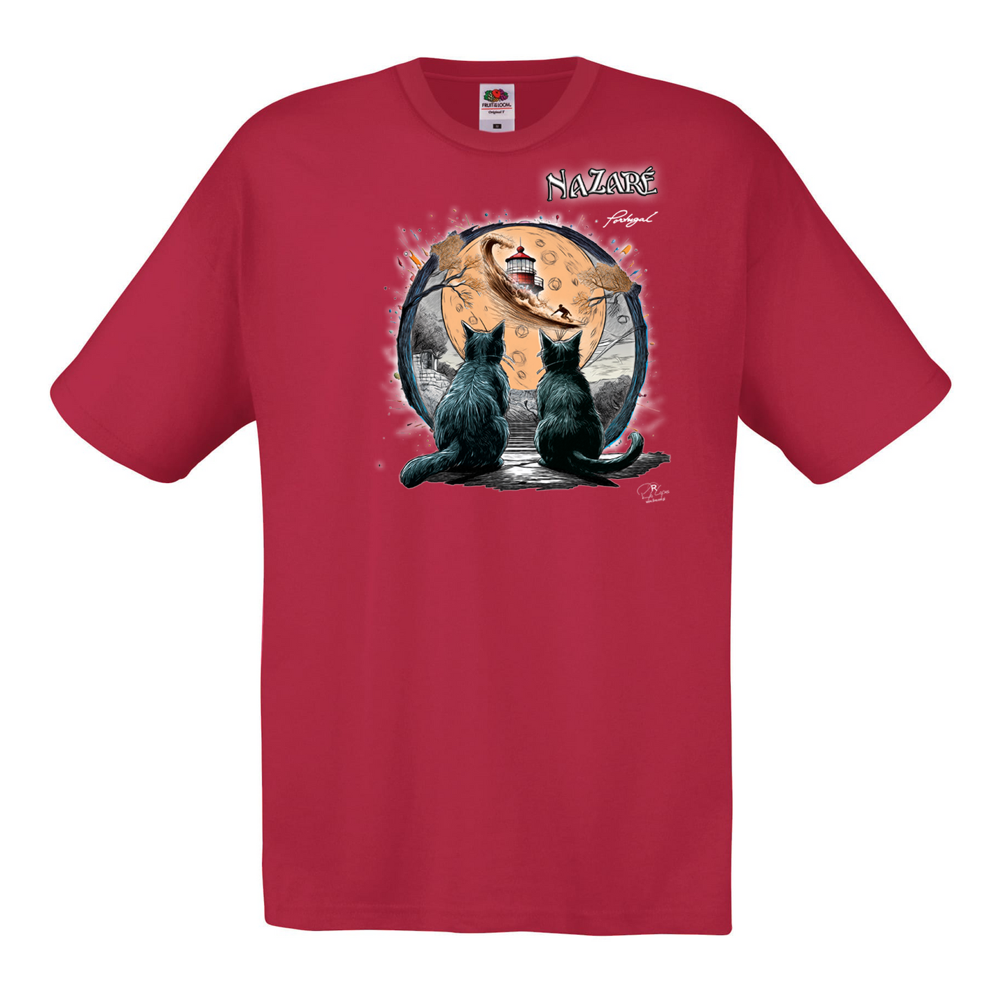 T-shirt Fruit of the Loom, Original 145g, Luar Nazaré