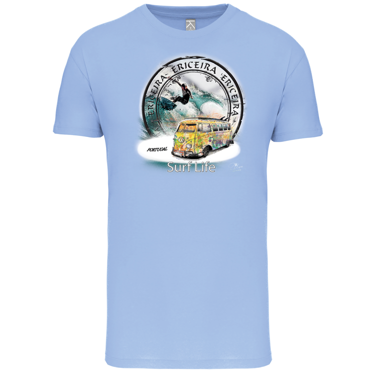 T-Shirt Algodão Biológico Surf Life Ericeira