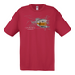 T-shirt Fruit of the Loom, Original 145g, Carmo