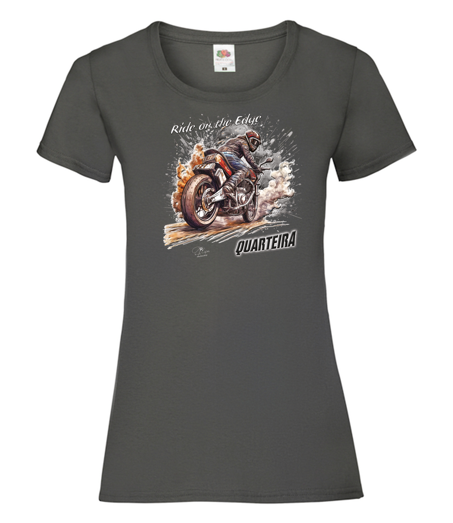T-shirt Senhora Ride on the Edge Quarteira