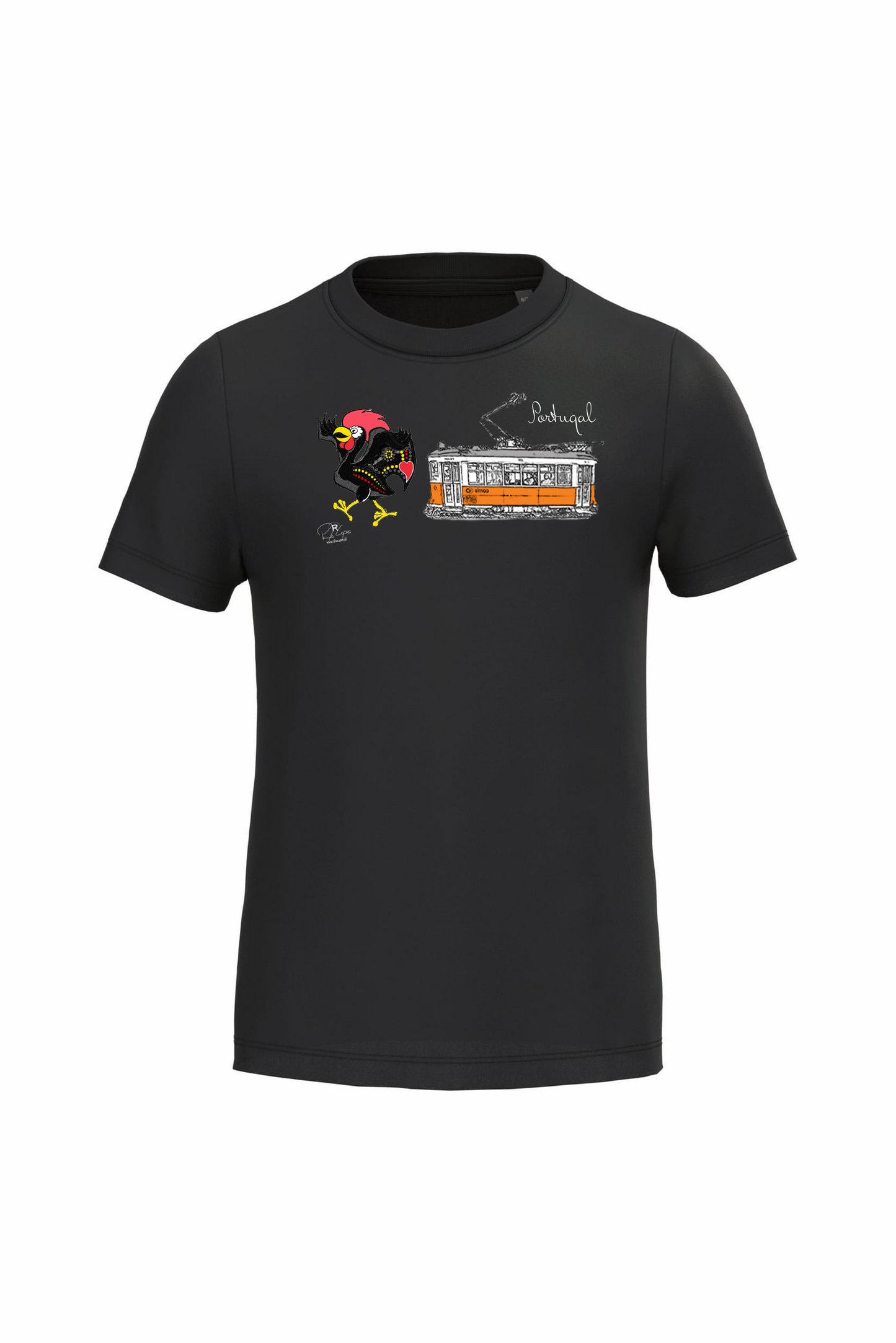 T-shirt de Criança Kariban Galo + E Portugal