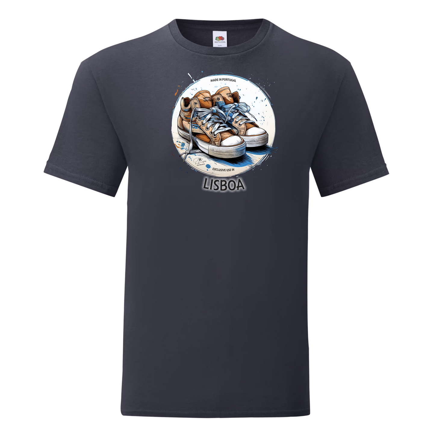 T-shirt Fruit of the Loom, Iconic, 150g, Exclusive Lisboa