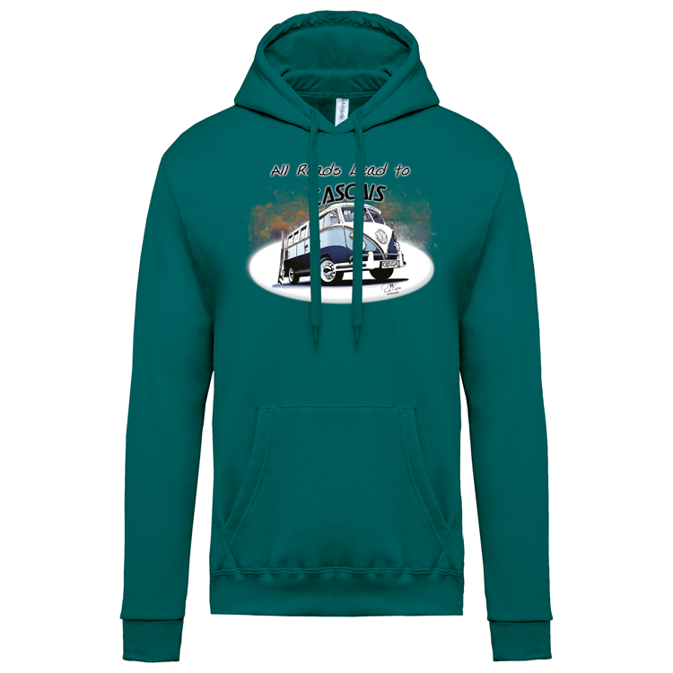 Sweatshirt Kariban com Capuz All Roads Lead to Cascais
