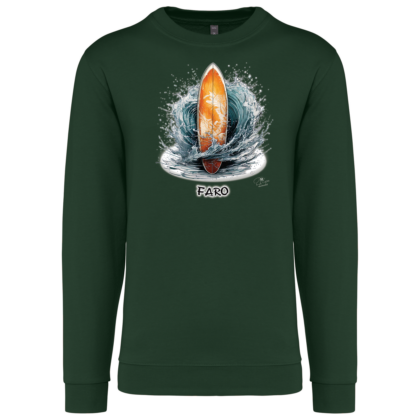 Sweatshirt Kariban sem Capuz Prancha Faro