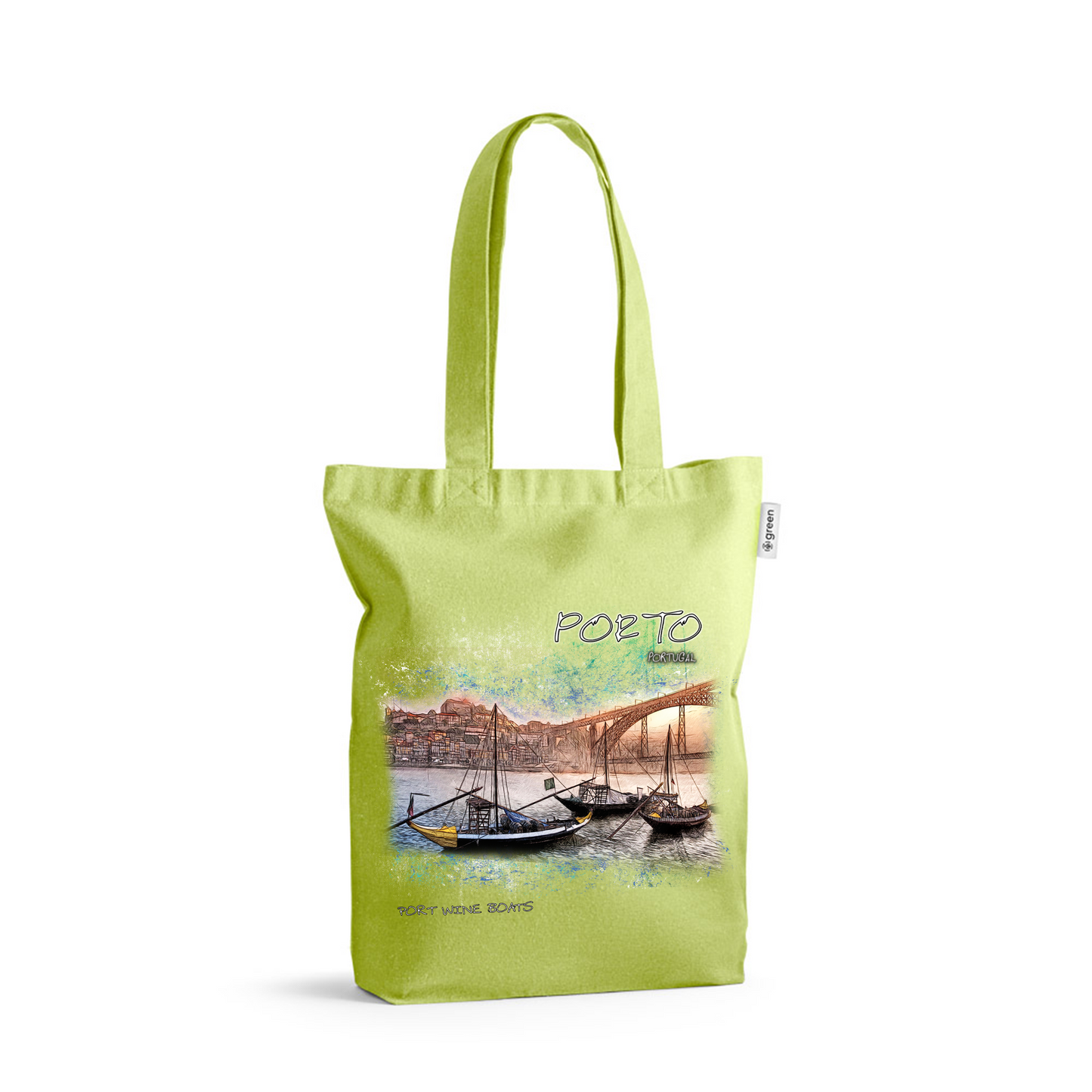 Sacos de Algodão Ecológico 220g Porto Wine Boats