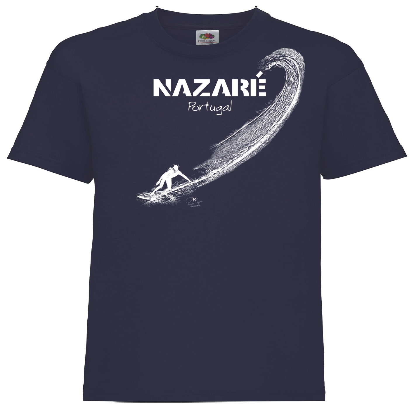T-shirt Fruit of the Loom Kids Surf Nazaré