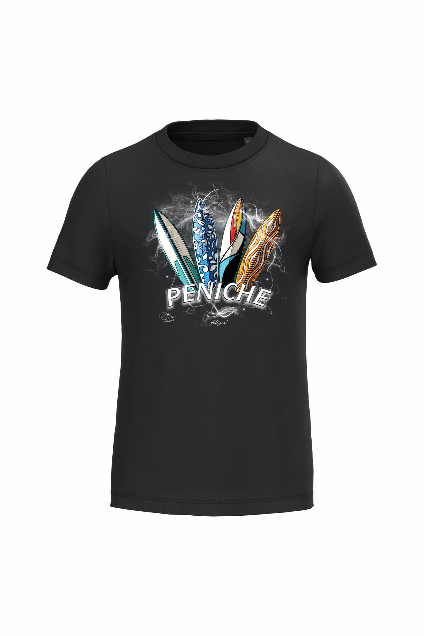 T-shirt de Criança Kariban Surfboards Peniche