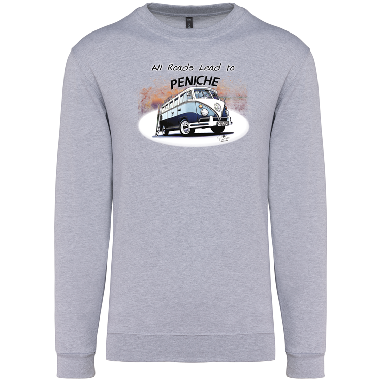 Sweatshirt Kariban sem Capuz All Roads Lead to Peniche