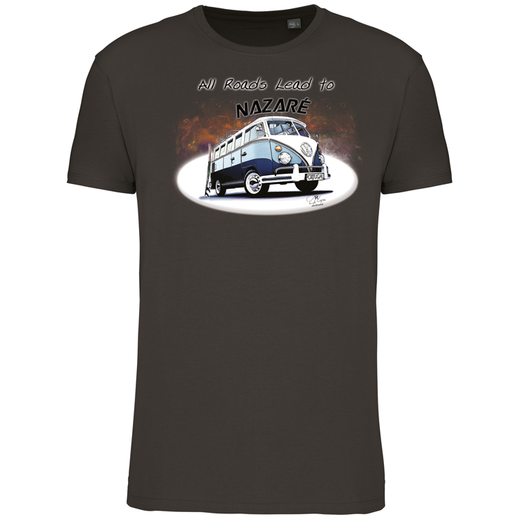 T-Shirt Algodão Biológico All Roads Lead to Nazaré
