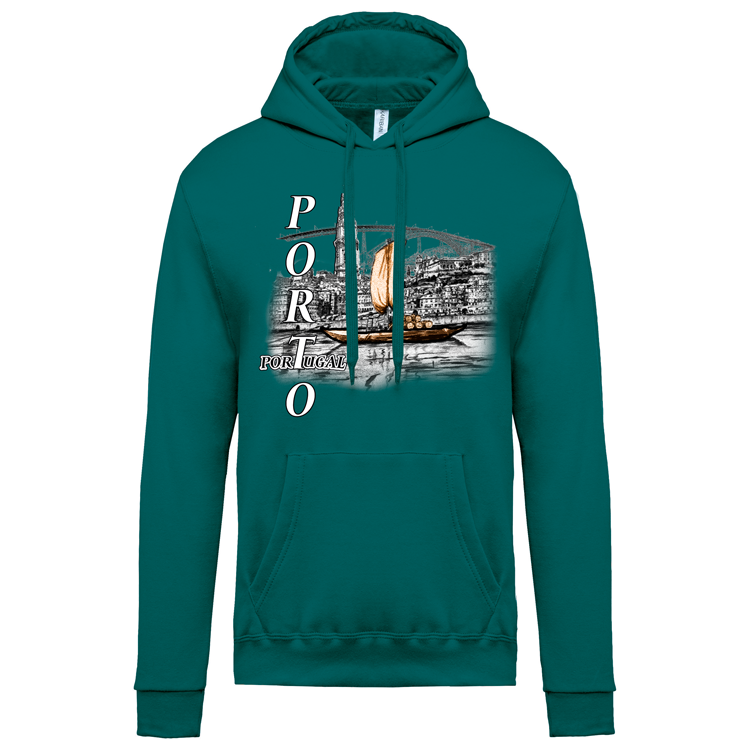 Sweatshirt Kariban com Capuz Ribeira