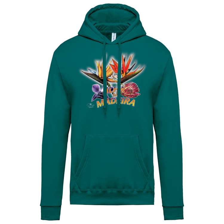 Sweatshirt Kariban com Capuz Estrelícias