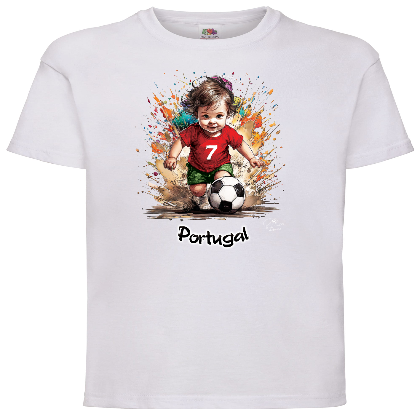 T-shirt Fruit of the Loom Kids 7 Portugal