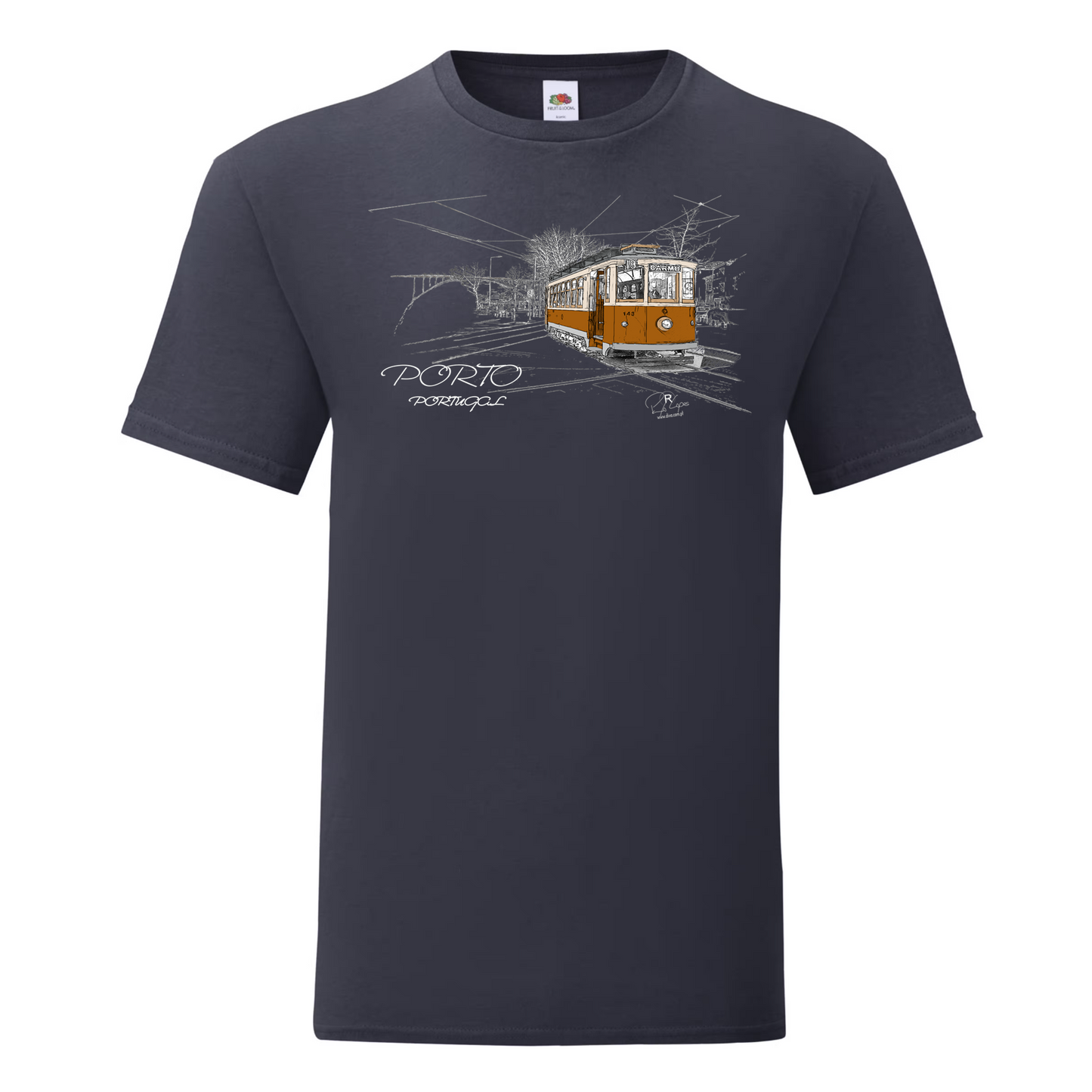 T-shirt Fruit of the Loom, Iconic, 150g, Carmo