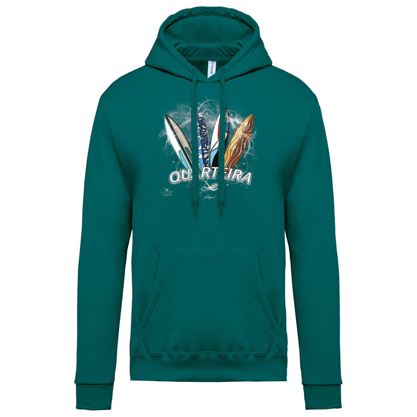Sweatshirt Kariban com Capuz Surfboards Quarteira
