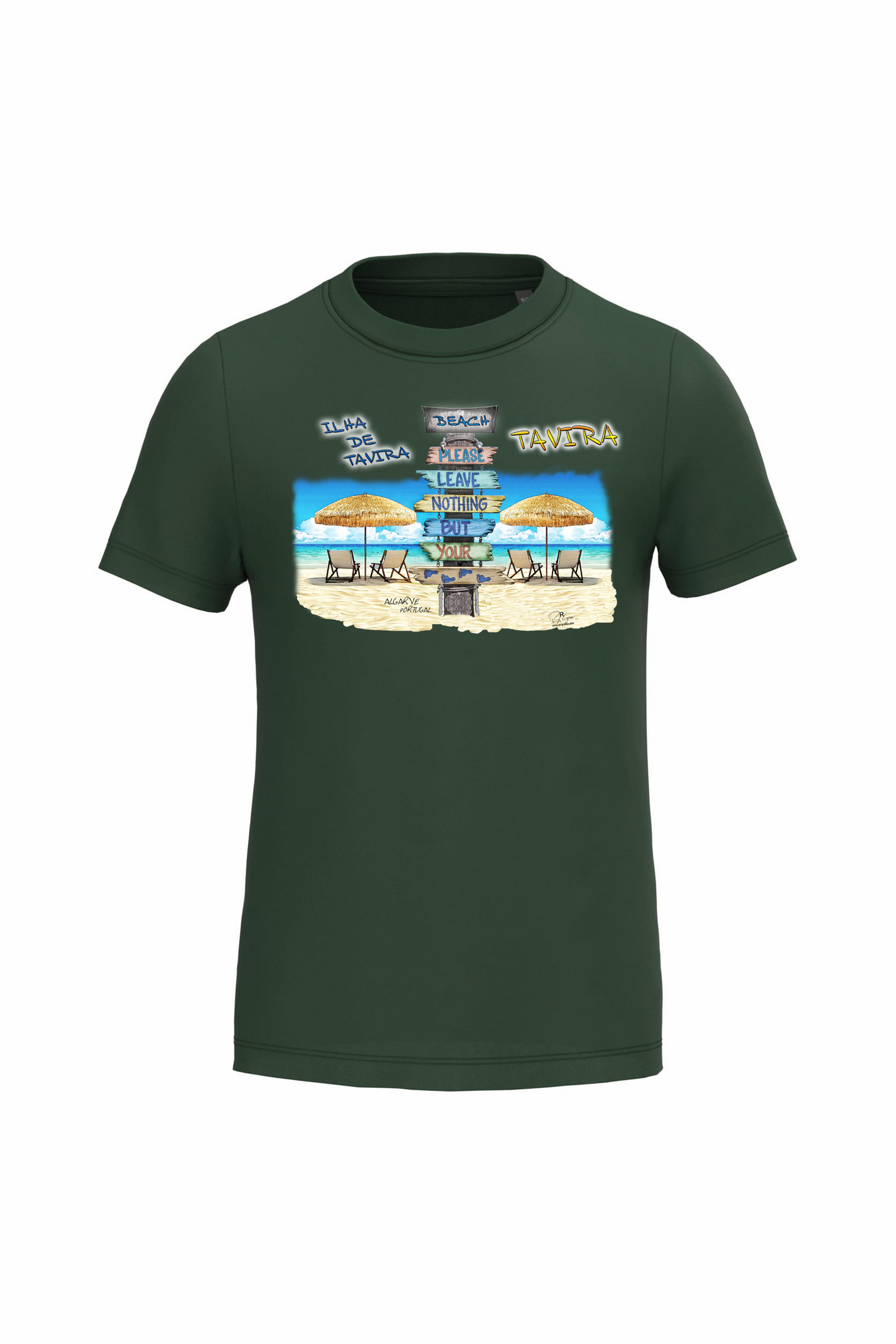 T-shirt de Criança Kariban Pégadas Tavira