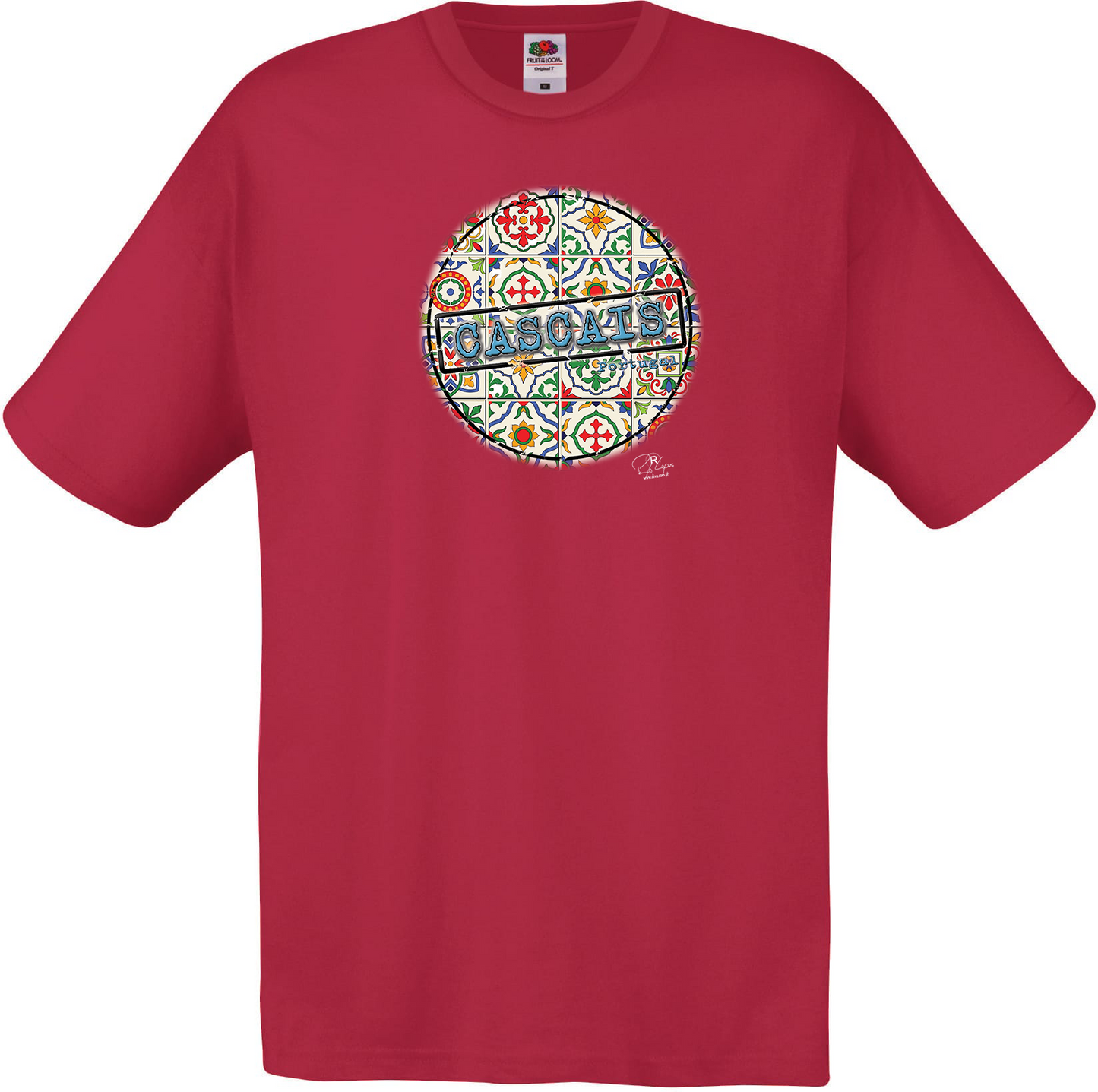 T-shirt Fruit of the Loom, Original 145g, Pin Cascais