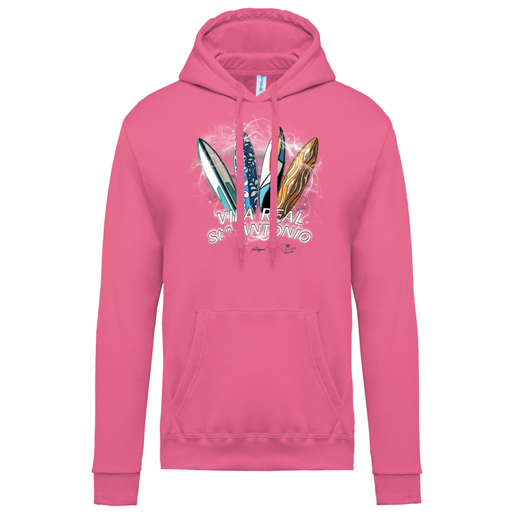 Sweatshirt Kariban com Capuz Surfboards Vila Real Stº António