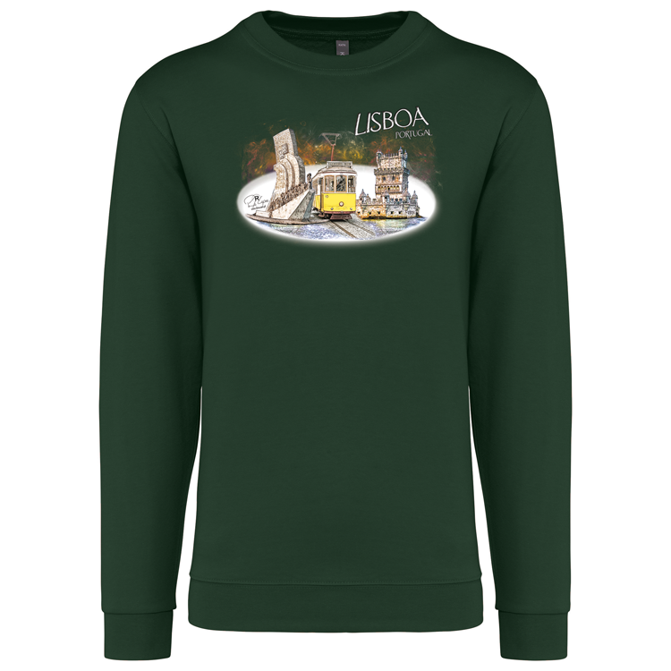 Sweatshirt Kariban sem Capuz Monumentos Belém