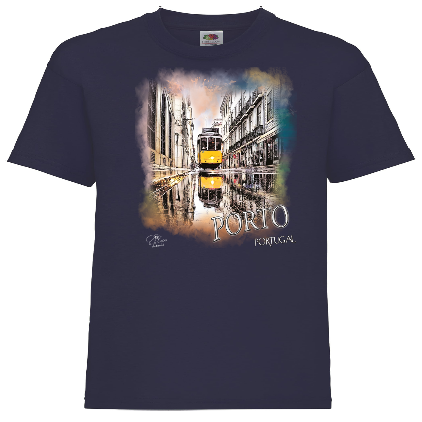 T-shirt Fruit of the Loom Kids Espelho lp