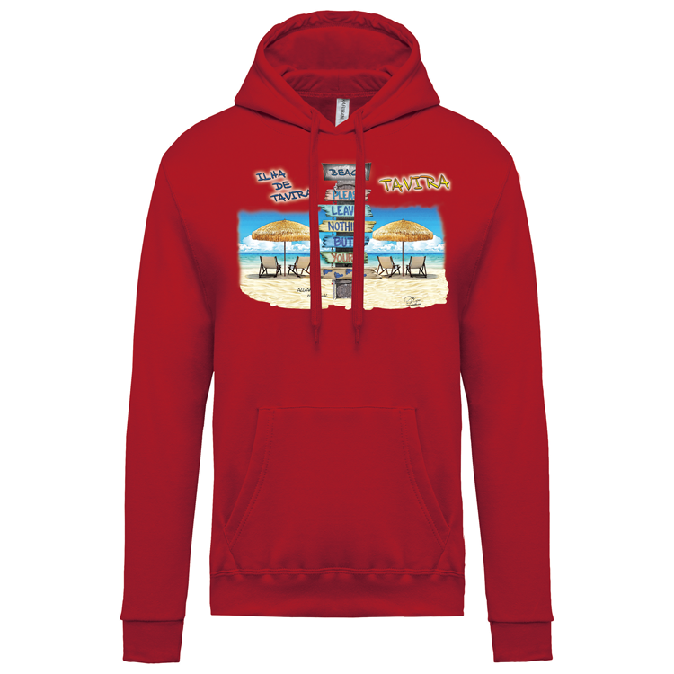 Sweatshirt Kariban com Capuz Pegadas Tavira