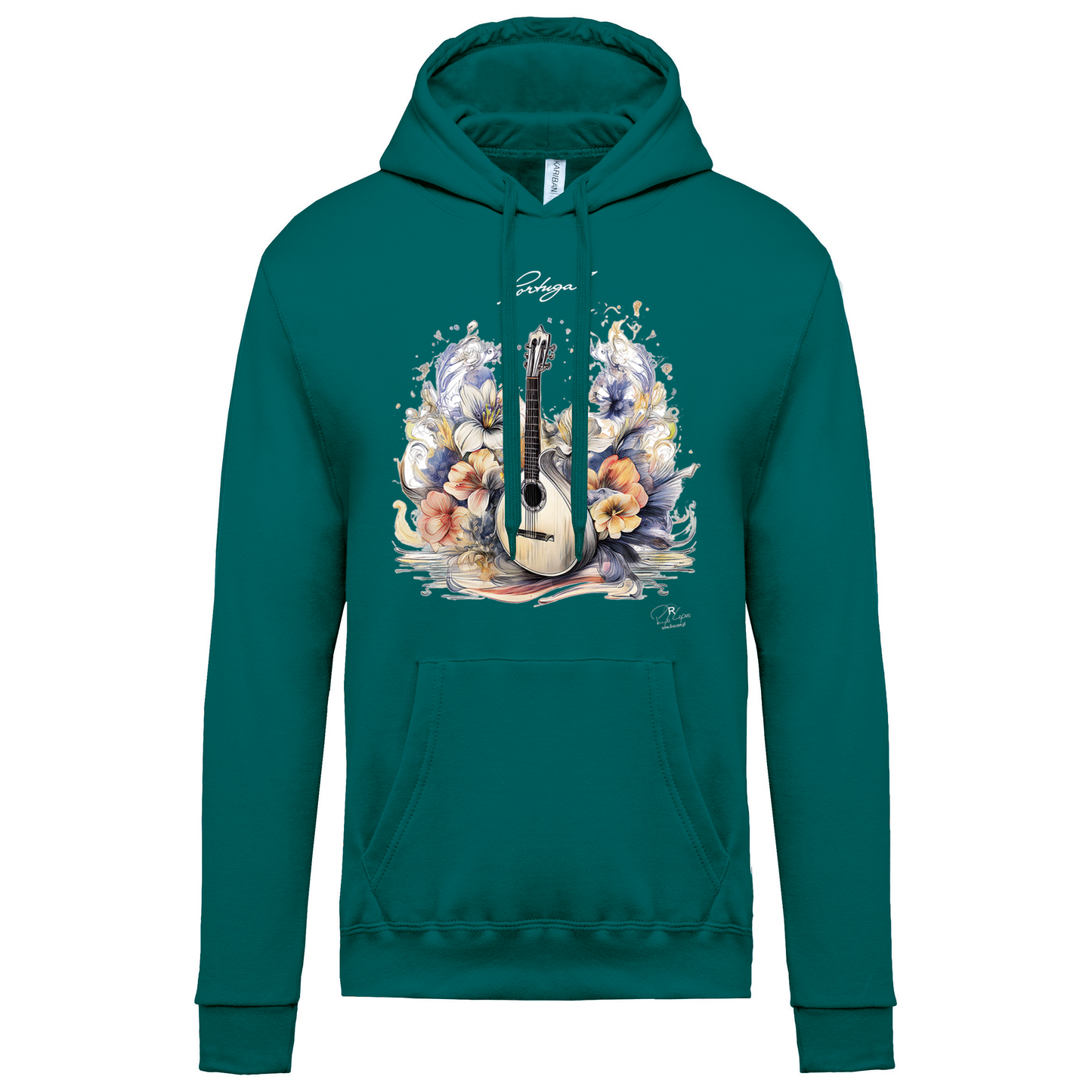 Sweatshirt Kariban com Capuz Guitarra Portuguesa