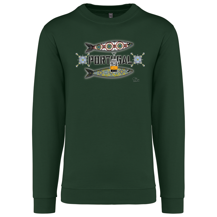 Sweatshirt Kariban sem Capuz Duas Sardinhas Coimbra
