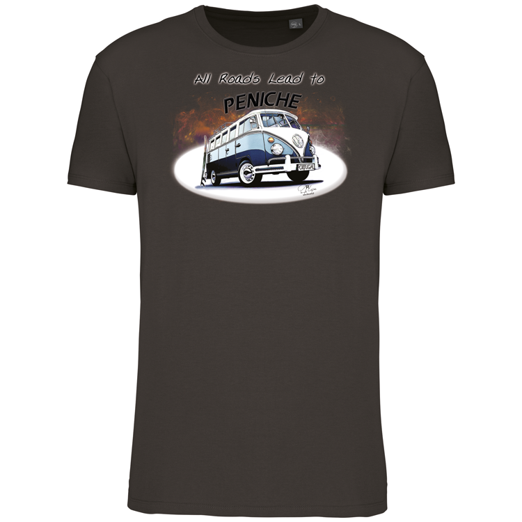 T-Shirt Algodão Biológico All Roads Lead to Peniche