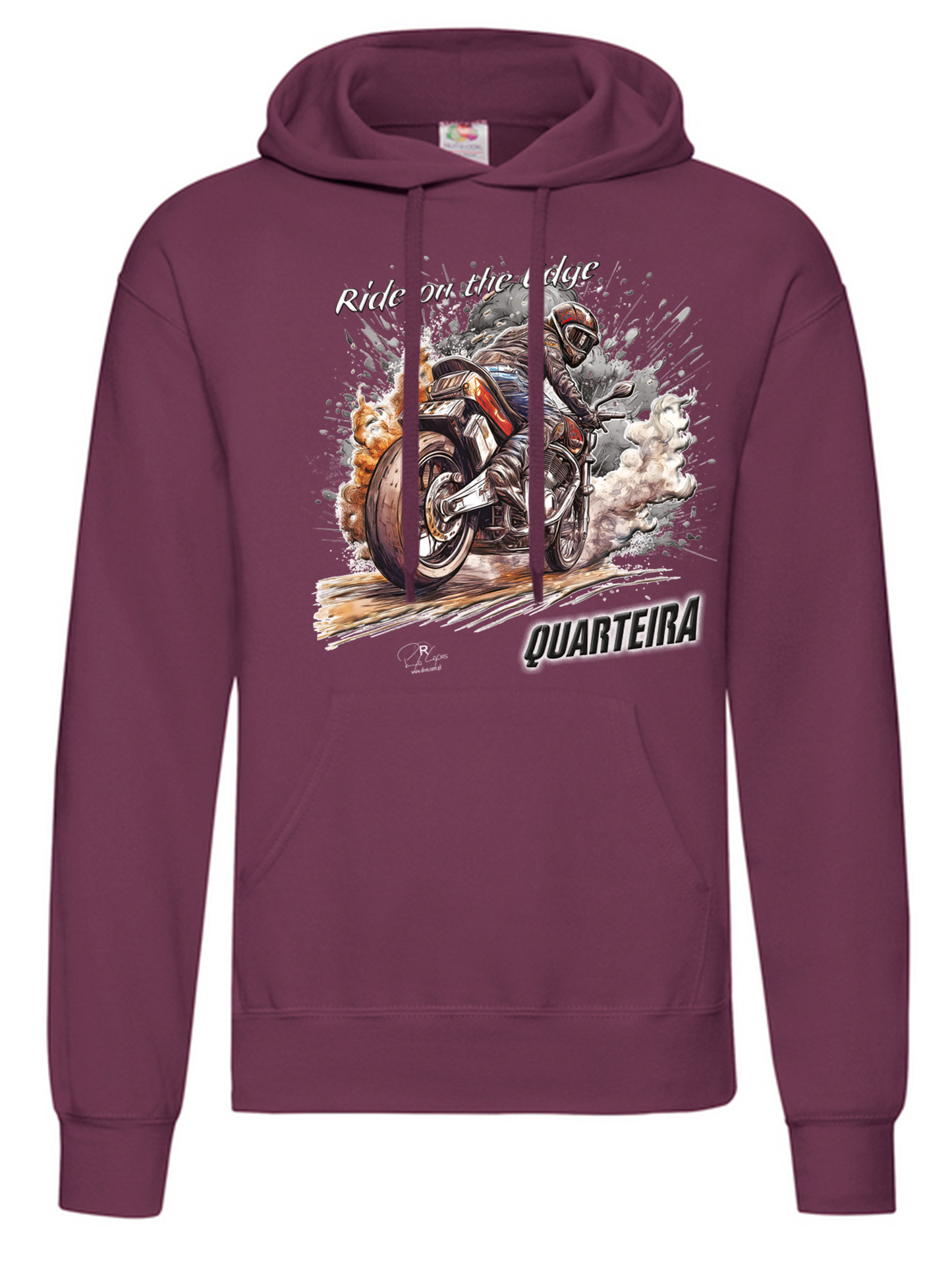 Sweatshirt Surfboards Ride on the Edge Quarteira