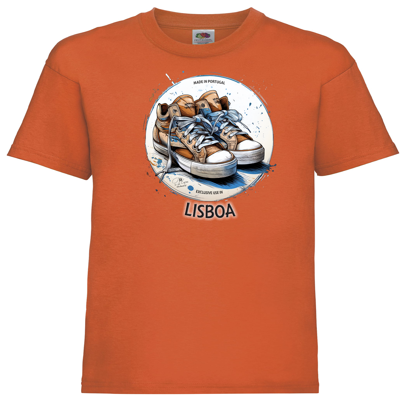 T-shirt Fruit of the Loom Kids Exclusive Lisboa