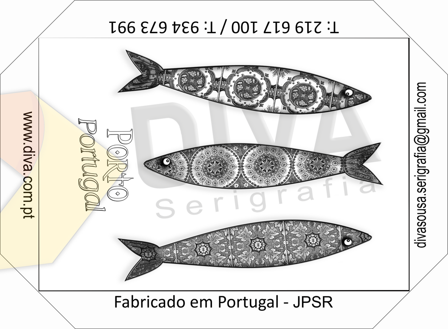 Magnético 3 Sardinhas Porto