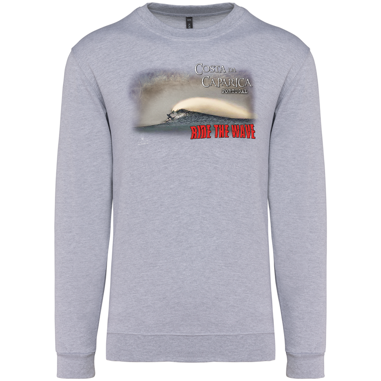 Sweatshirt Kariban sem Capuz Ride the Wave Costa da Caparica