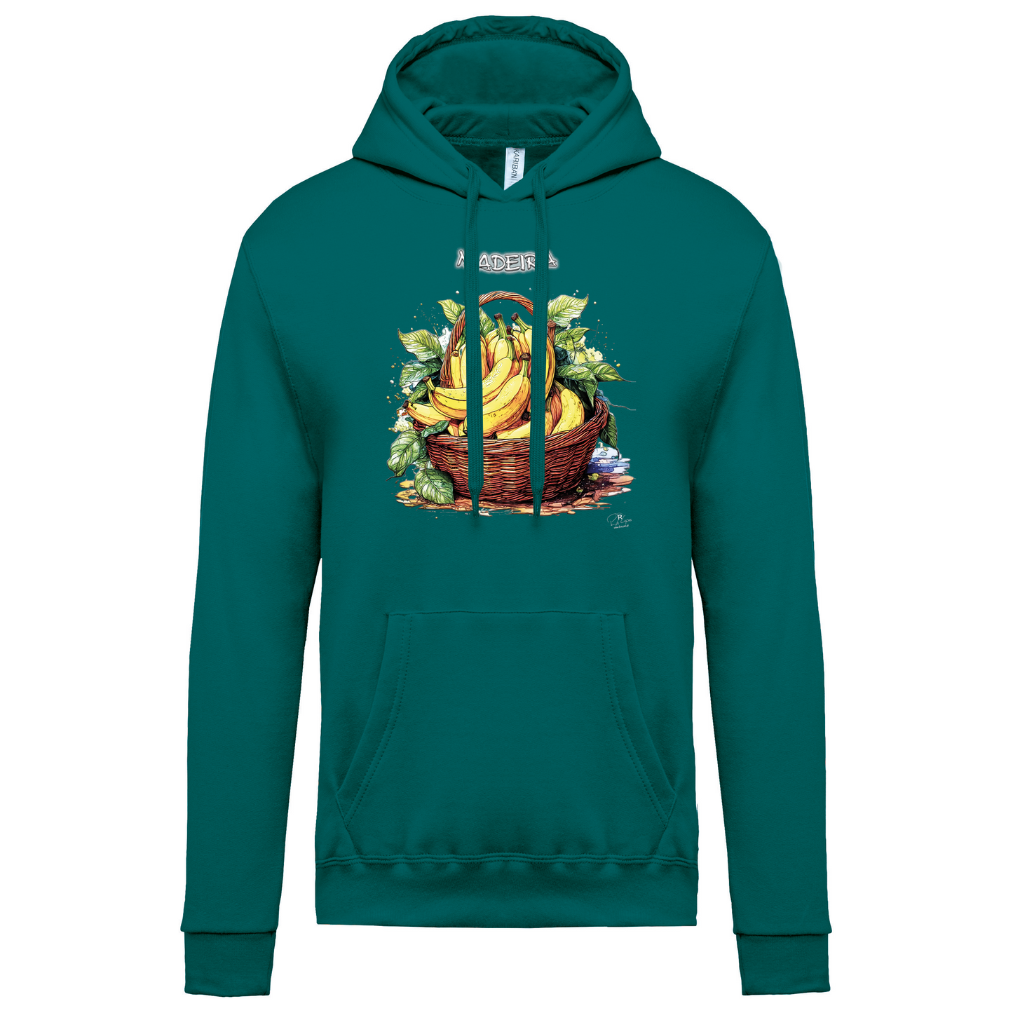 Sweatshirt Kariban com Capuz Cesto Bananas