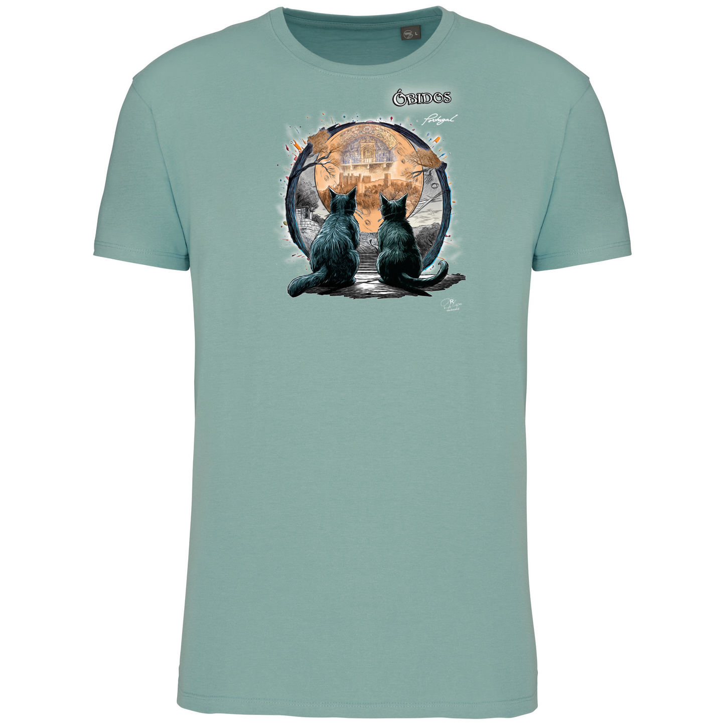 T-Shirt Algodão Biológico Luar Óbidos