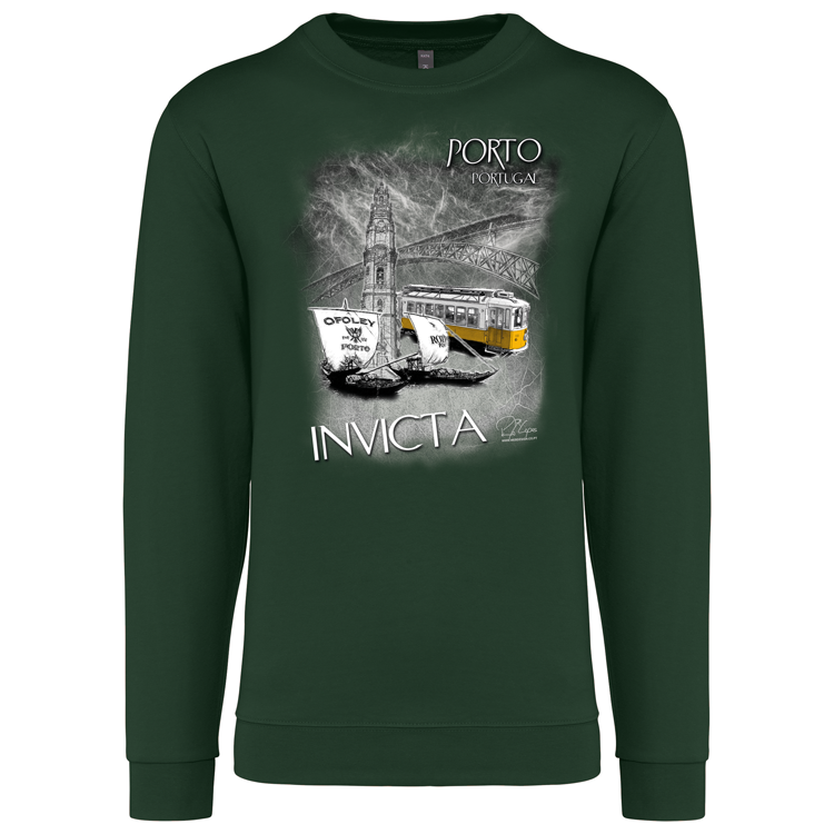 Sweatshirt Kariban sem Capuz Invicta