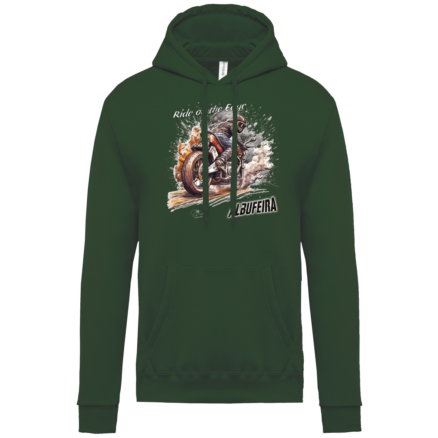Sweatshirt Kariban com Capuz Ride on the Edge Albufeira