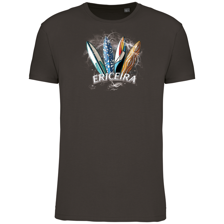 T-Shirt Algodão Biológico Surfboards Ericeira