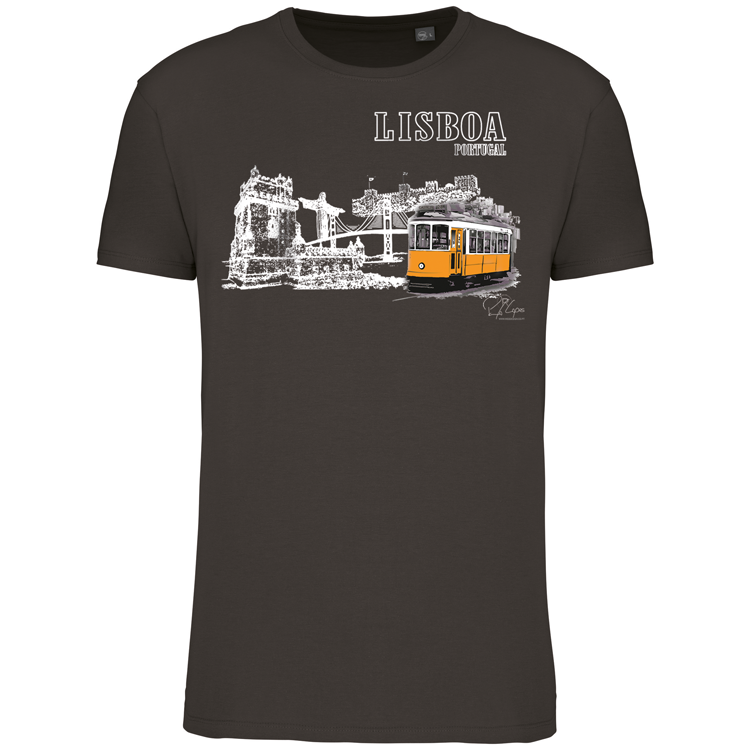 T-Shirt Algodão Biológico Monumentos Lisboa