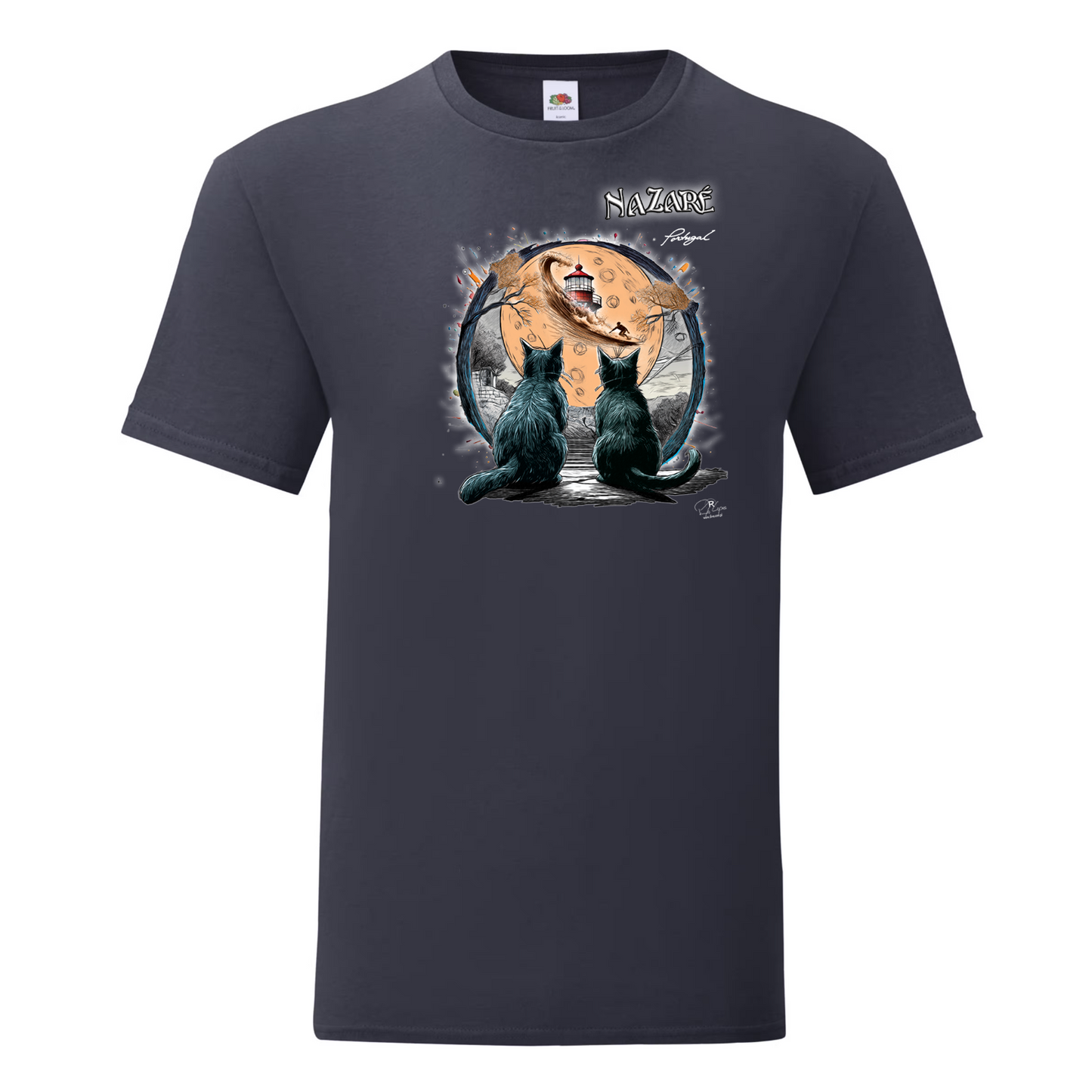 T-shirt Fruit of the Loom, Iconic, 150g, Luar Nazaré
