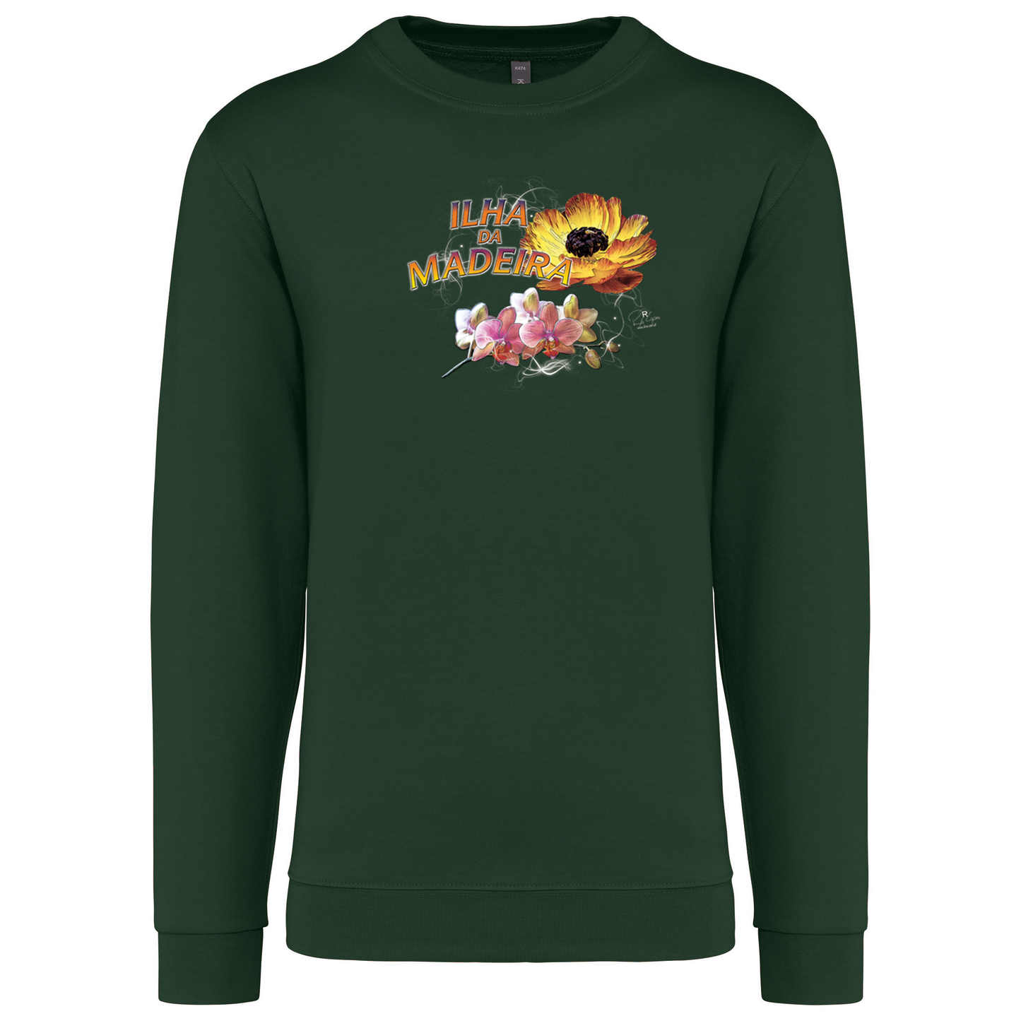Sweatshirt Kariban sem Capuz Madeira Flowers