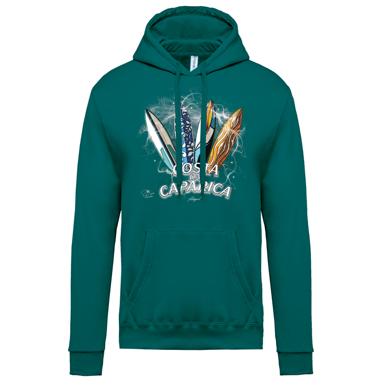 Sweatshirt Kariban com Capuz Surfboards Caparica
