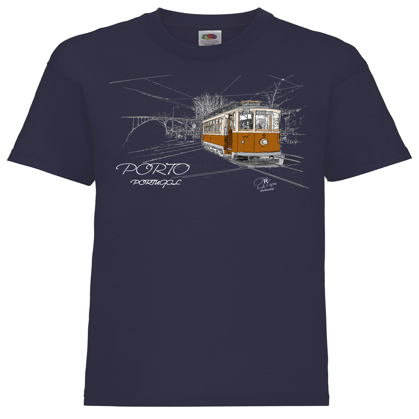 T-shirt Fruit of the Loom Kids Carmo
