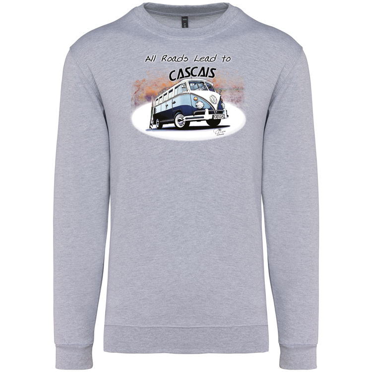 Sweatshirt Kariban sem Capuz All Roads Lead to Cascais