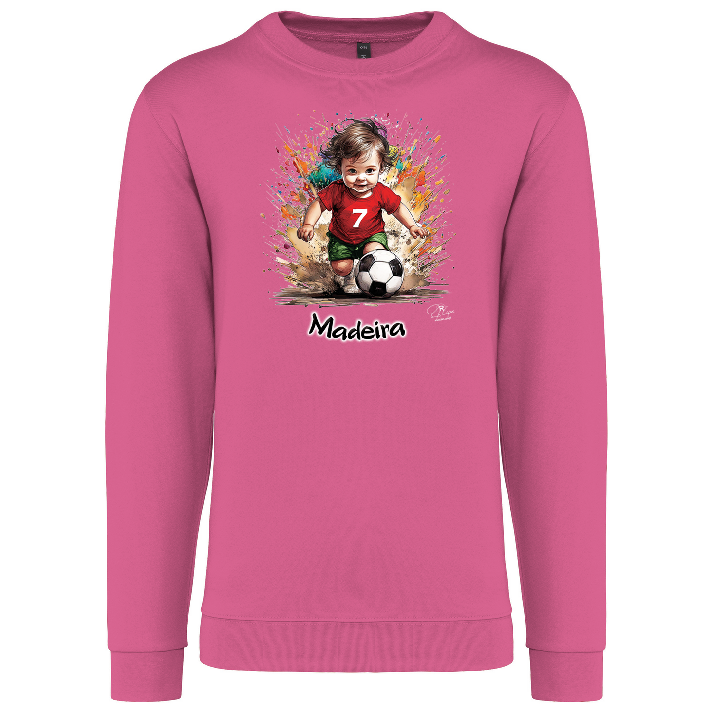 Sweatshirt Kariban sem Capuz 7 Madeira