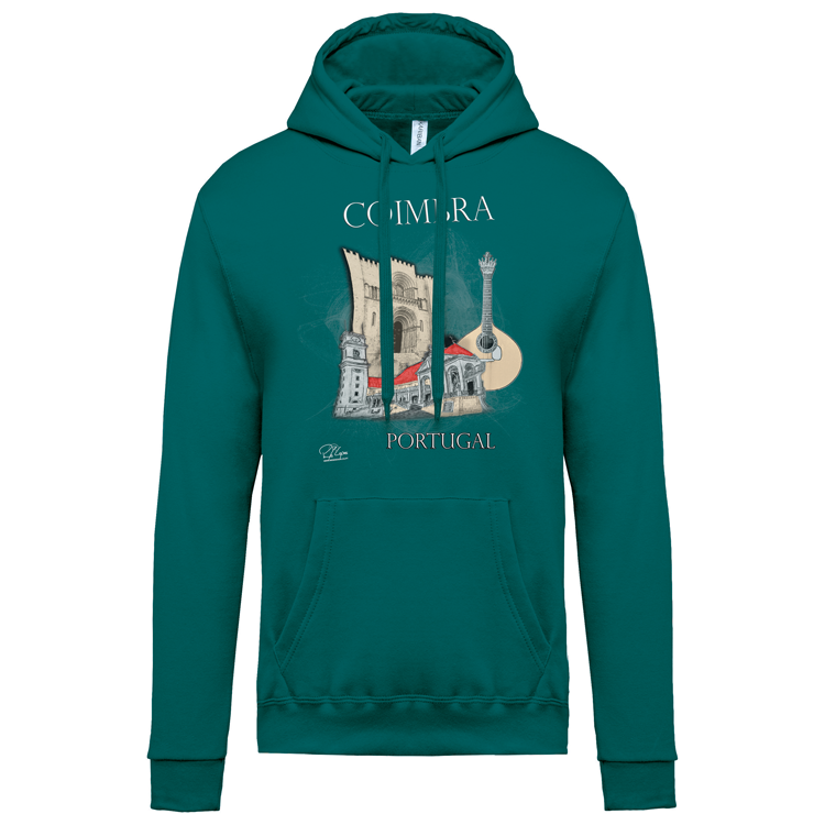 Sweatshirt Kariban com Capuz Sé de Coimbra