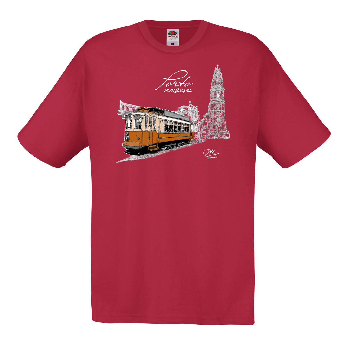 T-shirt Fruit of the Loom, Original 145g, Clérigos